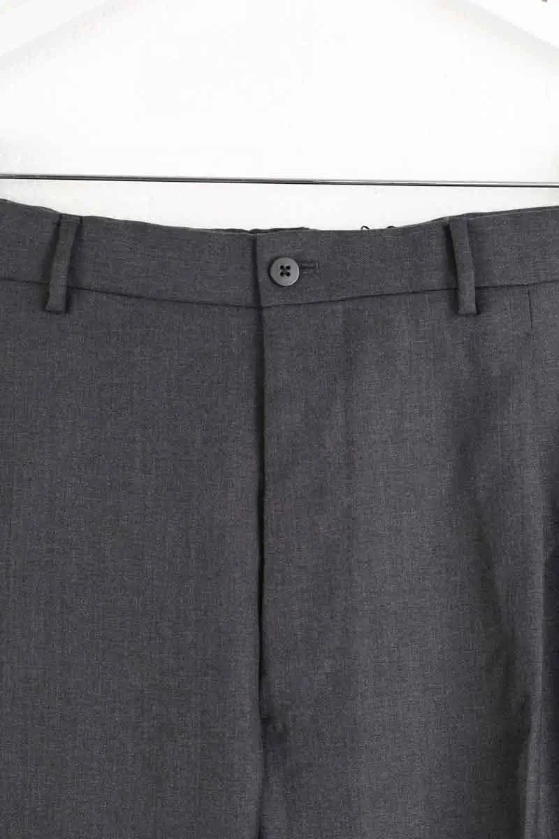 Pantalon droit Loro Piana Gris en Coton
