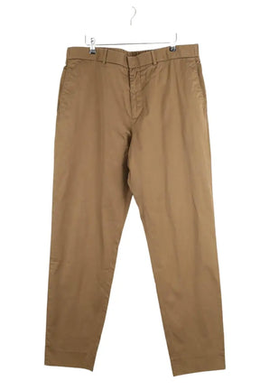 Pantalon droit Loro Piana Marron en Coton, taille XXL - Seconde Main