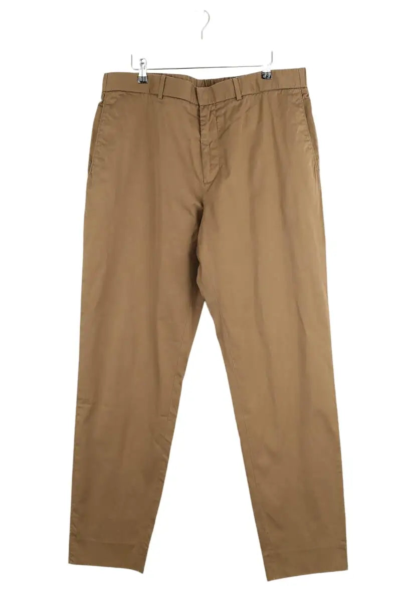 Pantalon droit Loro Piana Marron en Coton, taille XXL - Seconde Main
