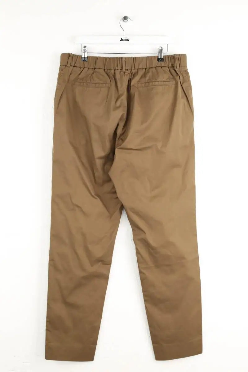 Pantalon droit Loro Piana Marron en Coton