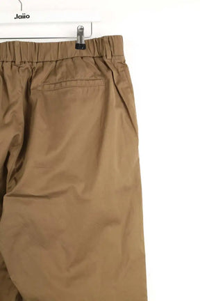 Pantalon droit Loro Piana Marron en Coton