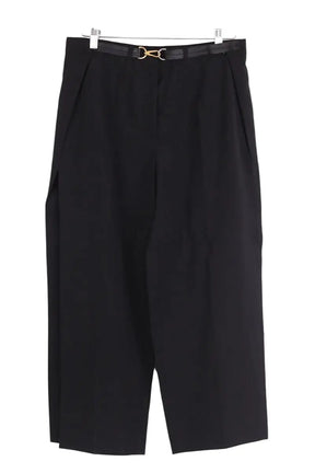 Pantalon droit Louis Vuitton Noir en Laine, taille L - Seconde Main