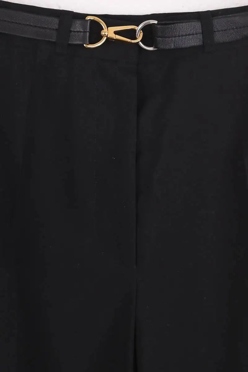Pantalon droit Louis Vuitton Noir en Laine