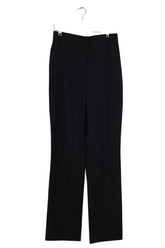Pantalon droit Loulou Studio Maia Noir en Laine, taille S - Seconde Main