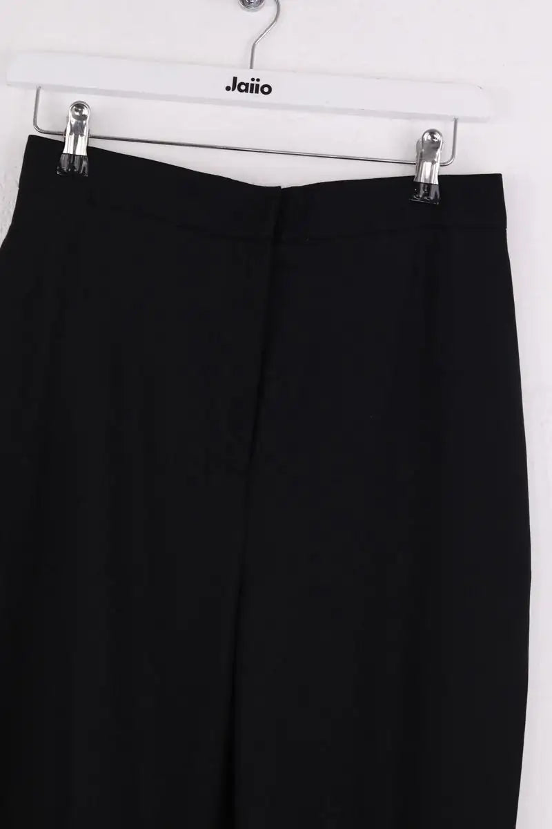 Pantalon droit Loulou Studio Maia Noir en Laine