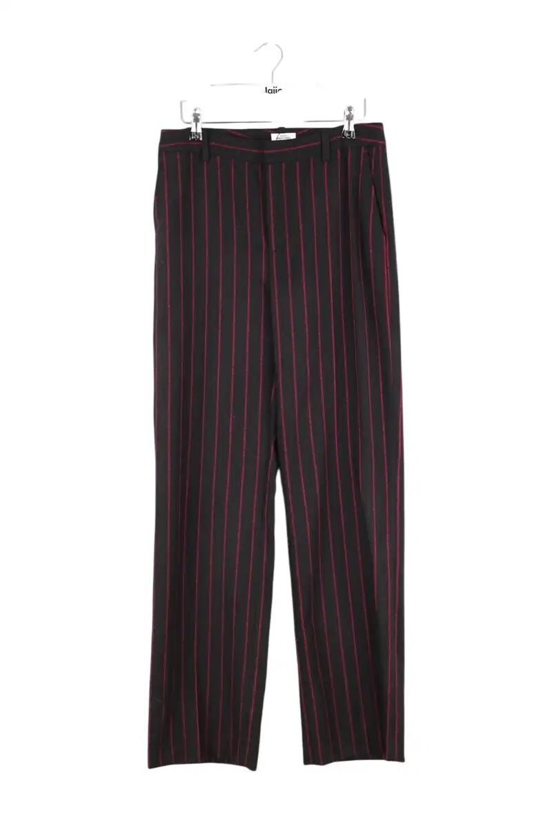 Pantalon droit Maison Sarah Lavoine Noir en Laine, taille M - Seconde Main