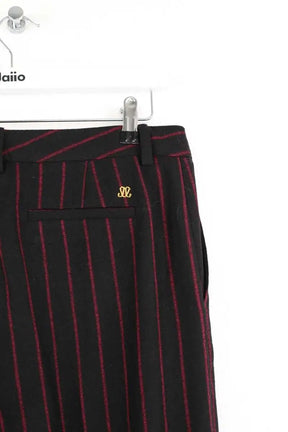Pantalon droit Maison Sarah Lavoine Noir en Laine