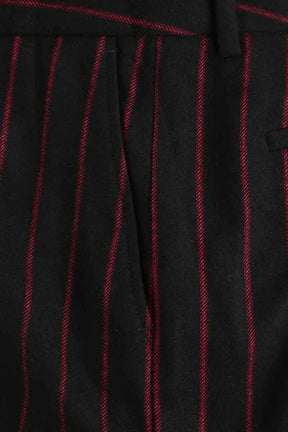 Pantalon droit Maison Sarah Lavoine Noir en Laine