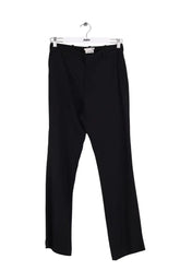 Pantalon droit Maison Sarah Lavoine Noir en Viscose, taille M - Seconde Main