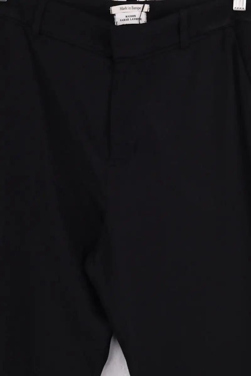 Pantalon droit Maison Sarah Lavoine Noir en Viscose