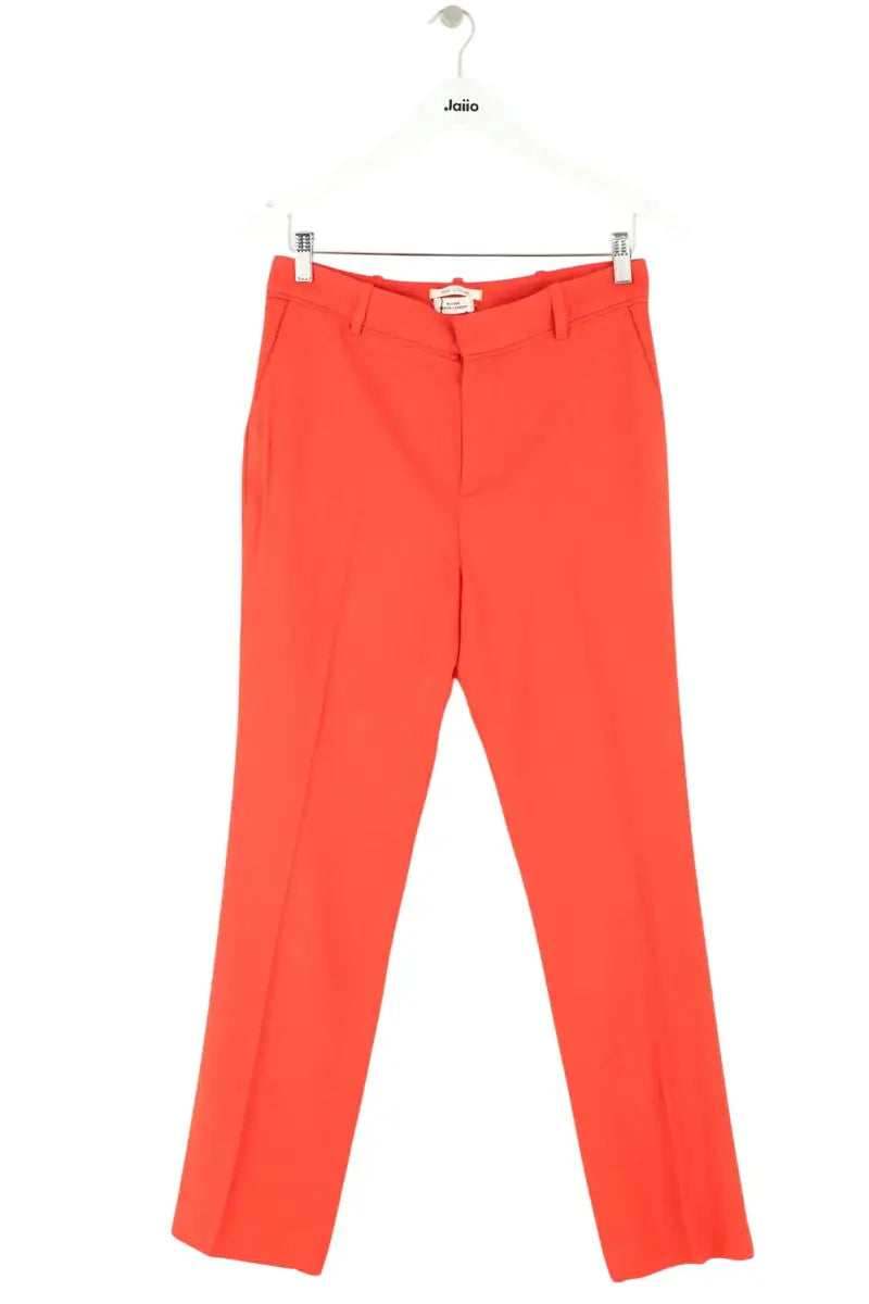 Pantalon droit Maison Sarah Lavoine Rouge en Viscose, taille M - Seconde Main