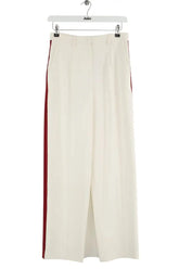 Pantalon droit Maje Blanc en Polyester, taille XS - Seconde Main