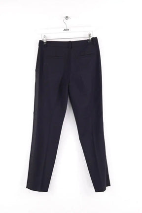 Pantalon droit Maje Erika Noir en Synthétique