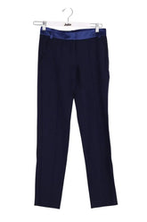 Pantalon droit Maje Marine en Viscose, taille XS - Seconde Main