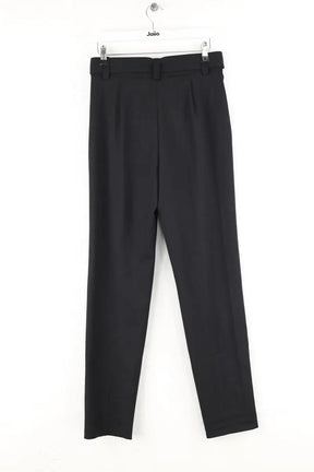 Pantalon droit Maje Noir en Laine
