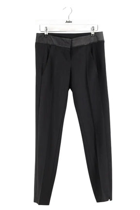 Pantalon droit Maje Noir en Laine, taille XS - Seconde Main