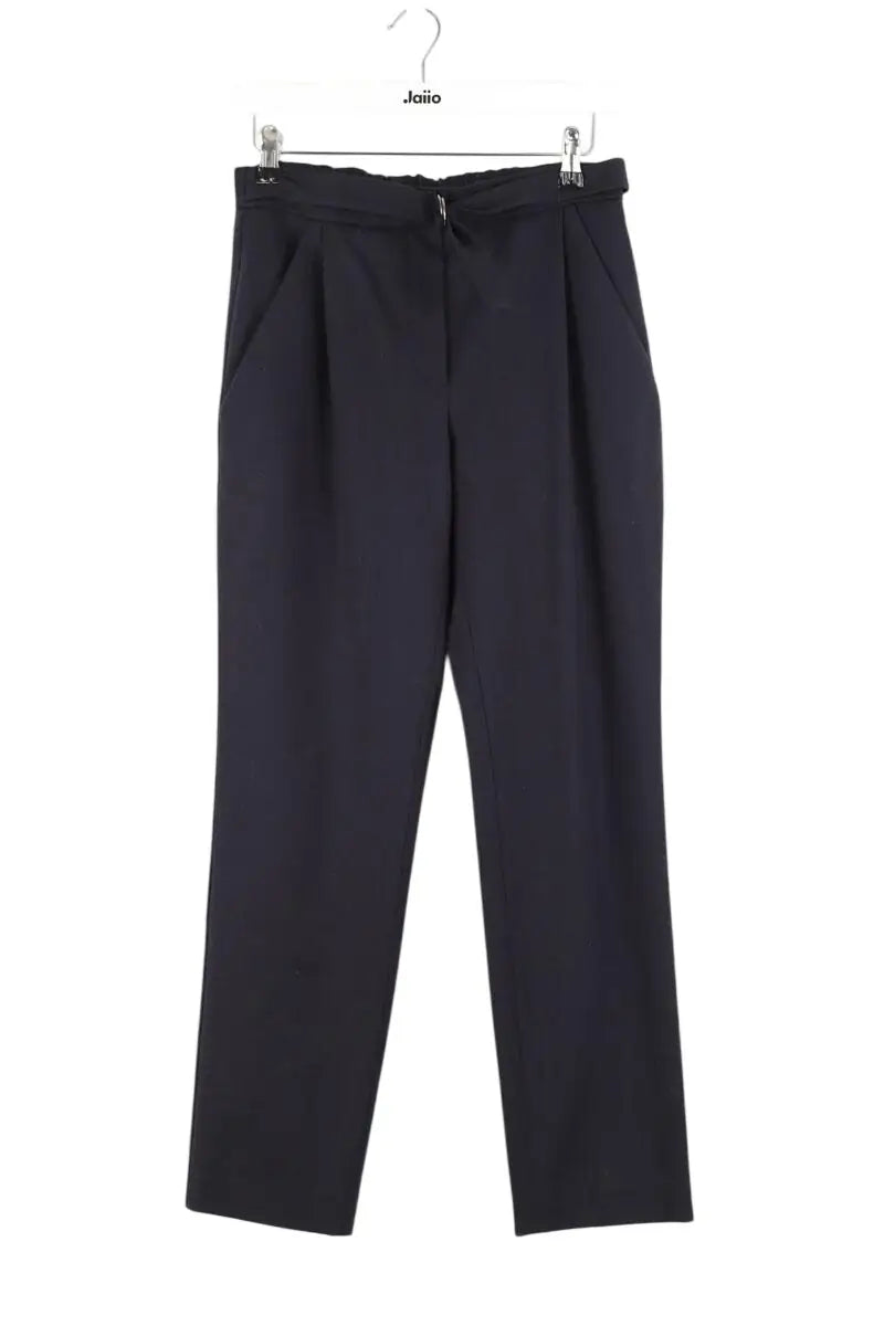 Pantalon droit Maje Noir en Laine, taille XS - Seconde Main