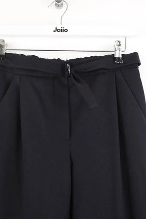 Pantalon droit Maje Noir en Laine