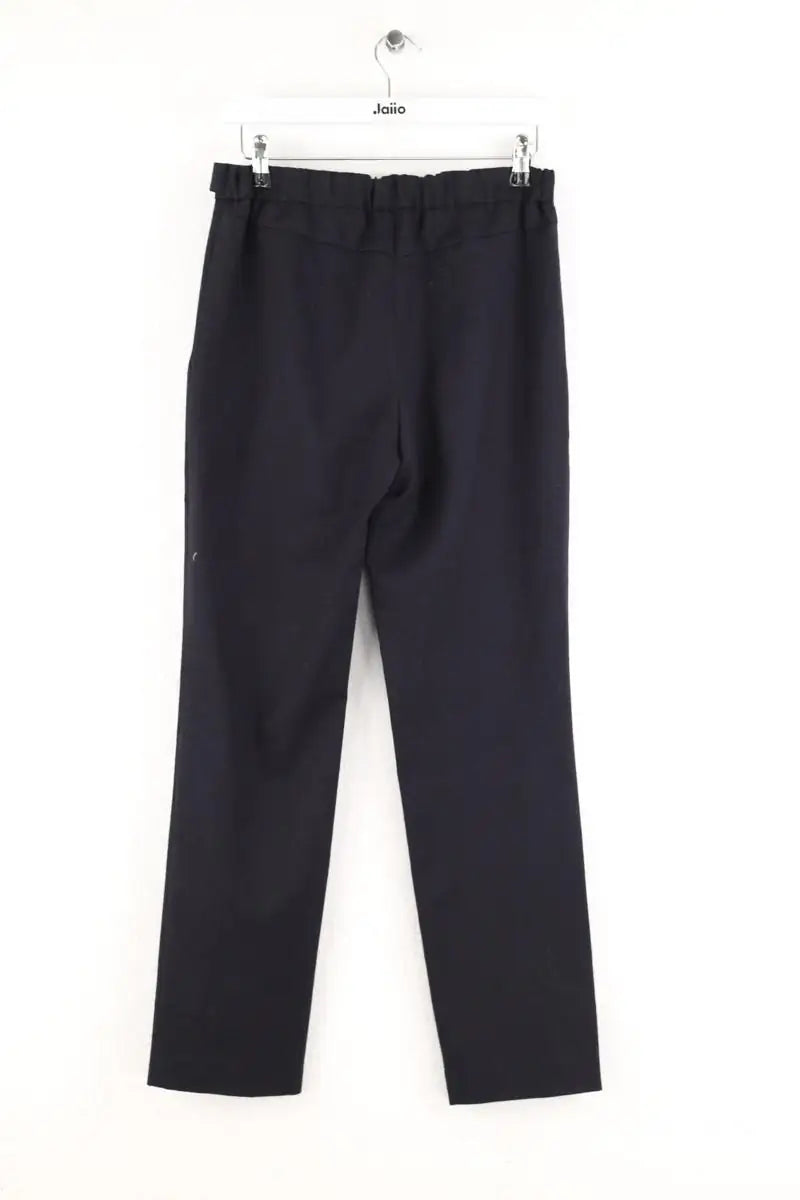 Pantalon droit Maje Noir en Laine