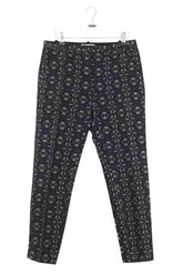 Pantalon droit Maje Noir en Synthétique, taille L - Seconde Main