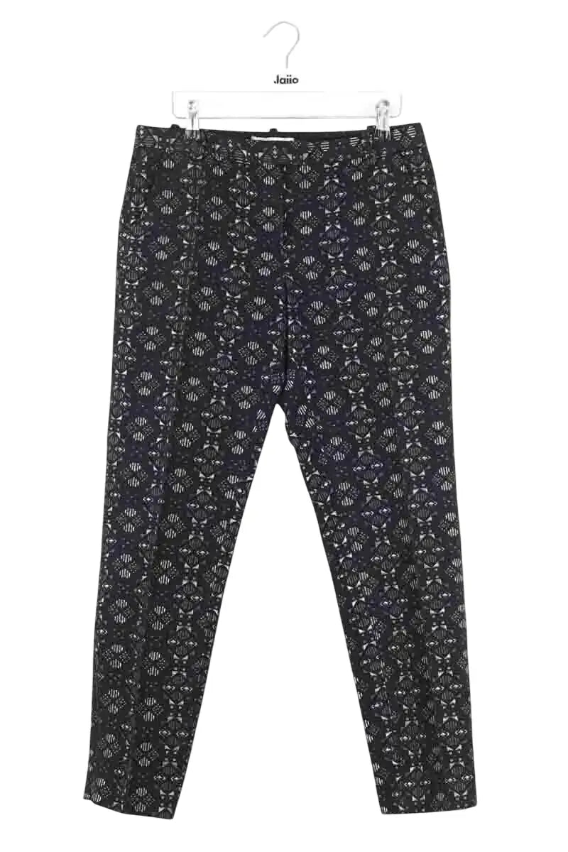 Pantalon droit Maje Noir en Synthétique, taille L - Seconde Main