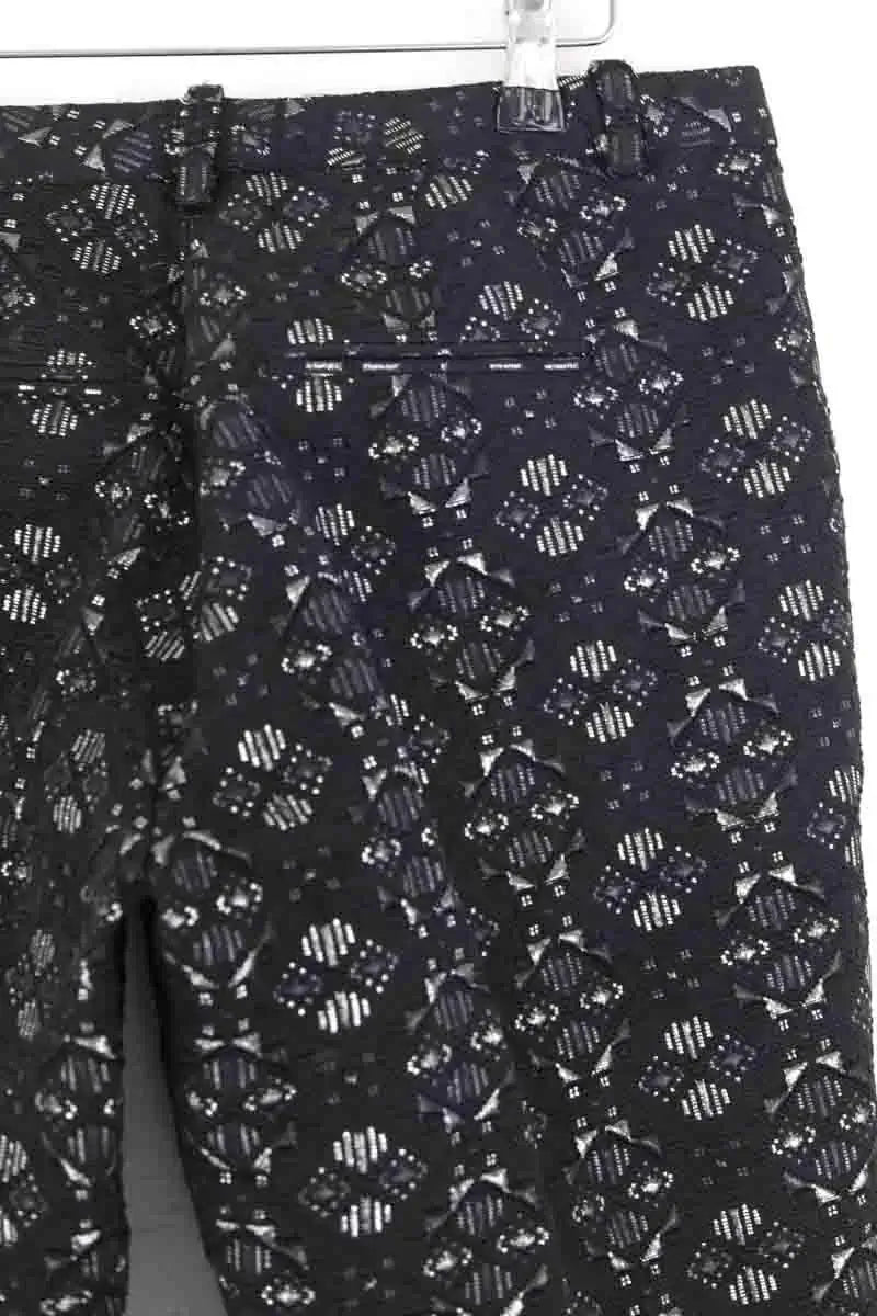 Pantalon droit Maje Noir en Synthétique