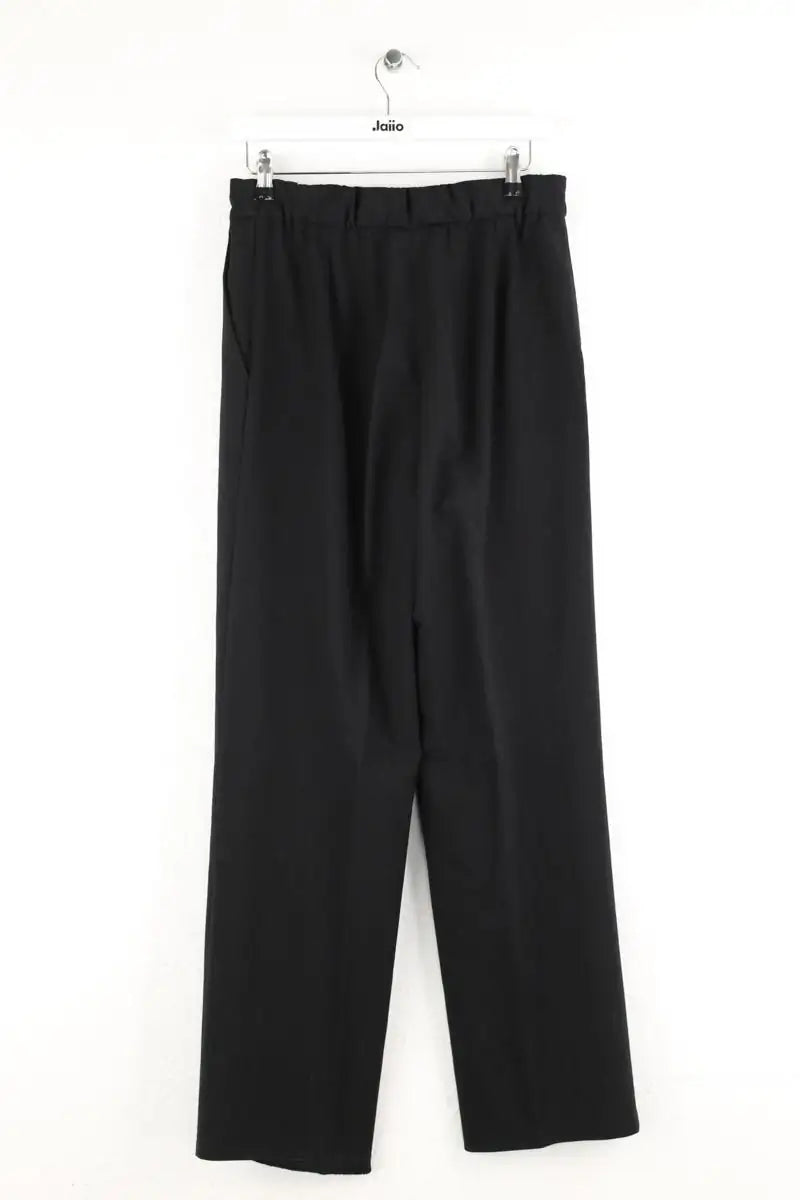 Pantalon droit Maje Noir en Synthétique