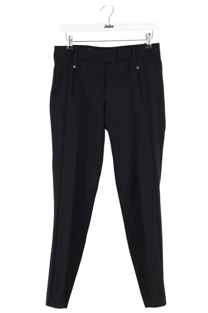 Pantalon droit Maje Noir en Synthétique, taille S - Seconde Main