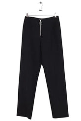 Pantalon droit Maje Noir en Synthétique, taille S - Seconde Main
