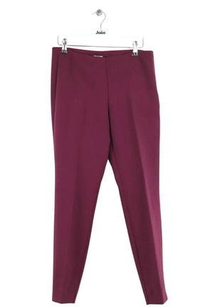 Pantalon droit Maliparmi Bordeaux en Polyester, taille S - Seconde Main