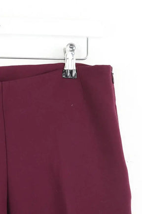 Pantalon droit Maliparmi Bordeaux en Polyester