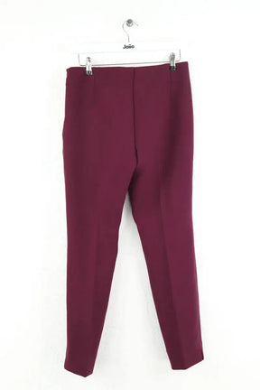 Pantalon droit Maliparmi Bordeaux en Polyester
