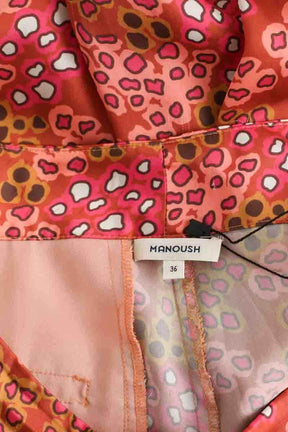 Pantalon droit Manoush Multicolore en Synthétique