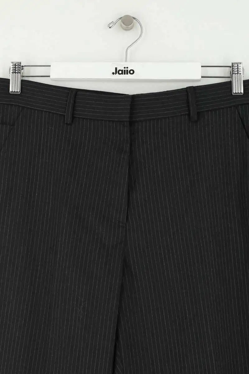 Pantalon droit Margaux Lonnberg Noir en Laine