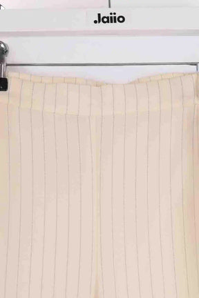 Pantalon droit Marina Rinaldi Ecru en Laine
