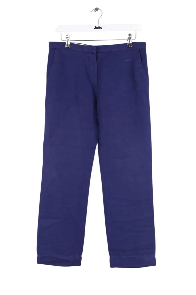 Pantalon droit Marni Bleu en Lin, taille S - Seconde Main