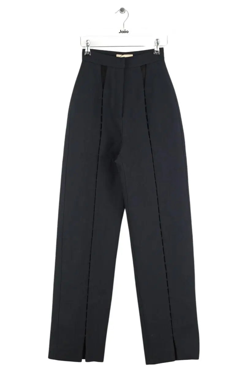 Pantalon droit Materiel Noir en Polyester, taille XS - Seconde Main