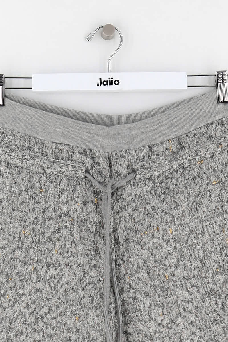 Pantalon droit Max & Moi Gris en Polyester