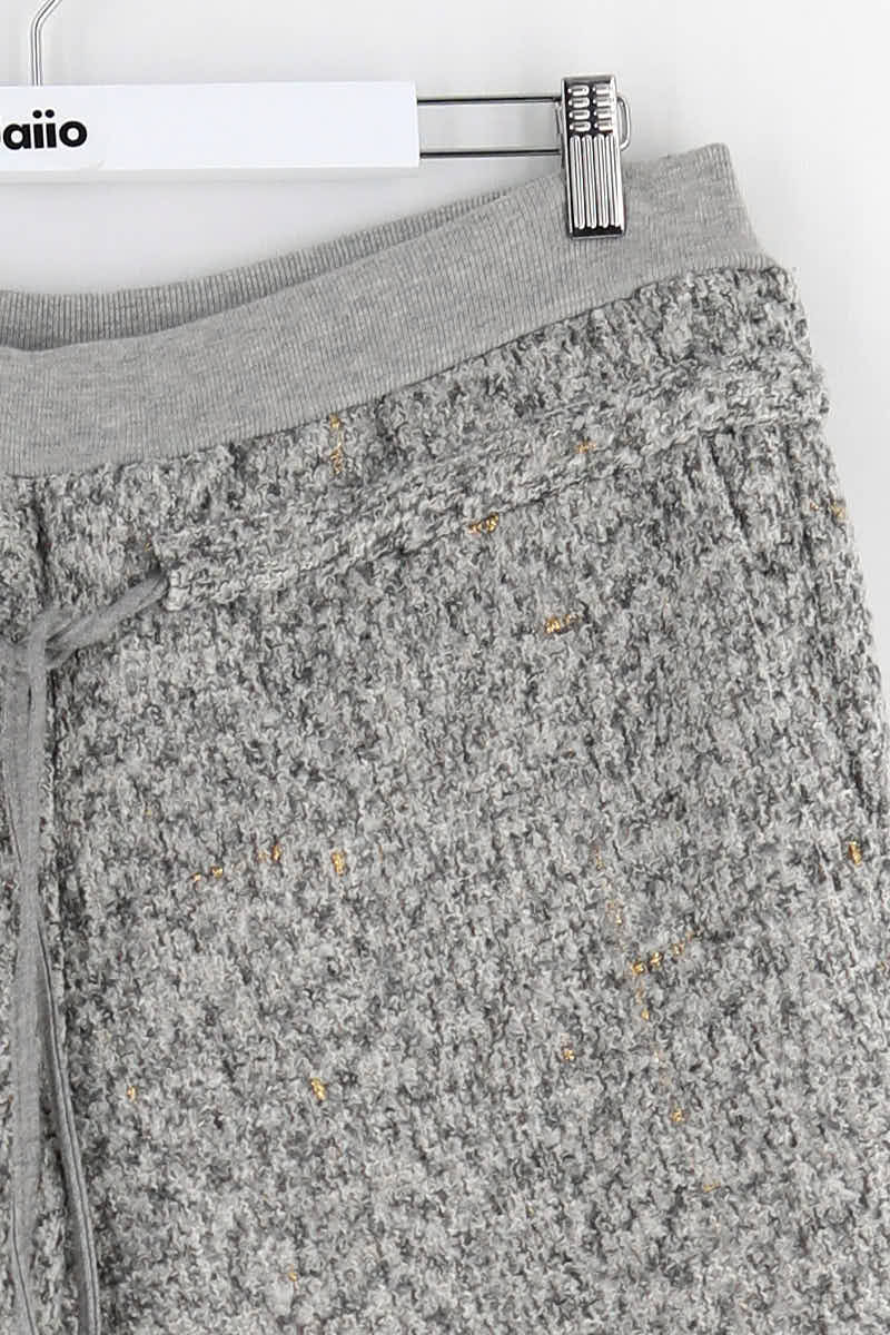 Pantalon droit Max & Moi Gris en Polyester