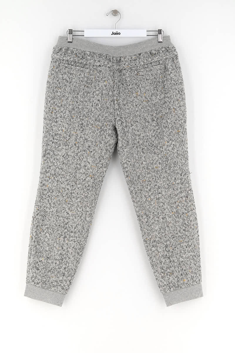 Pantalon droit Max & Moi Gris en Polyester