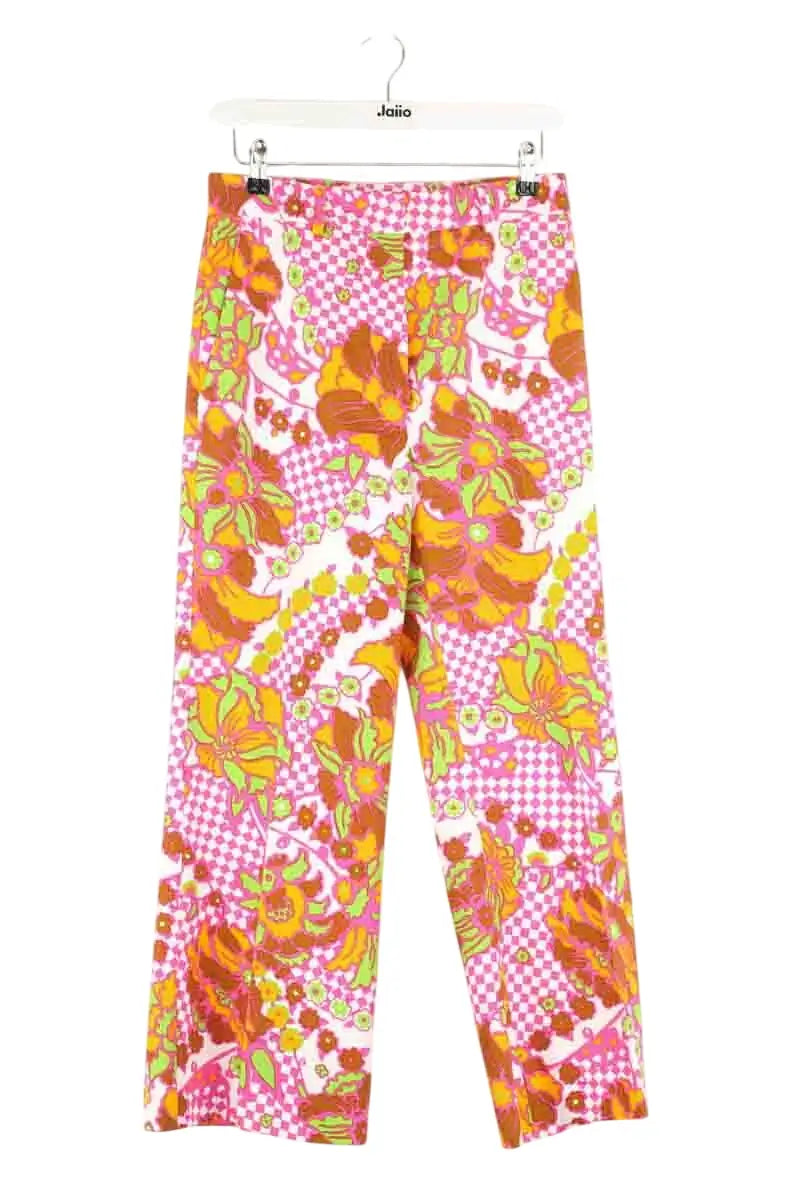 Pantalon droit Max Mara Multicolore en Coton, taille L - Seconde Main