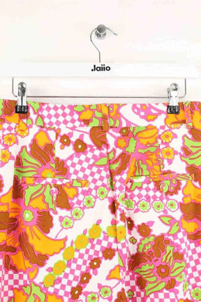 Pantalon droit Max Mara Multicolore en Coton