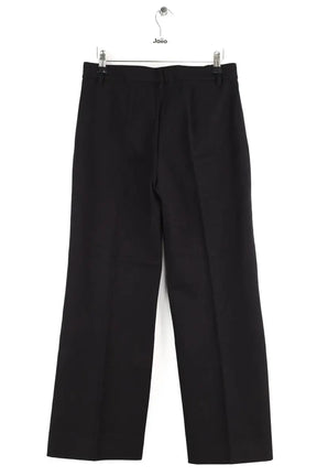 Pantalon droit Max Mara Noir en Coton