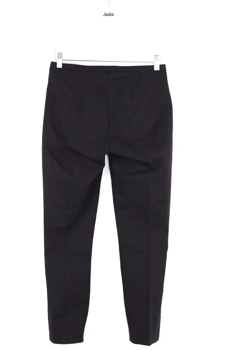 Pantalon droit Max Mara Noir en Coton