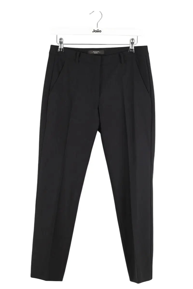 Pantalon droit Max Mara Noir en Laine, taille M - Seconde Main