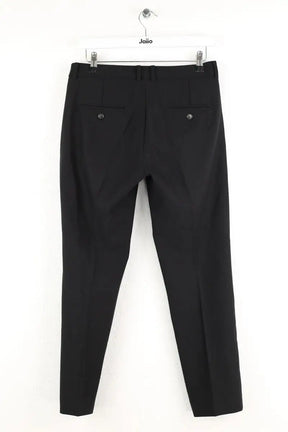 Pantalon droit Max Mara Noir en Laine