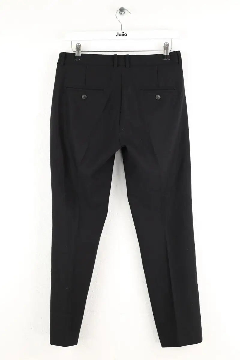 Pantalon droit Max Mara Noir en Laine