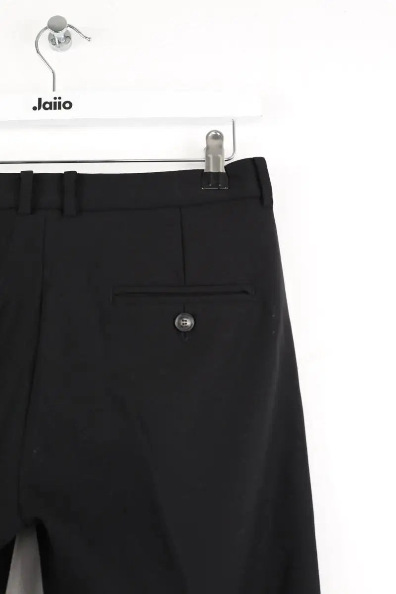 Pantalon droit Max Mara Noir en Laine