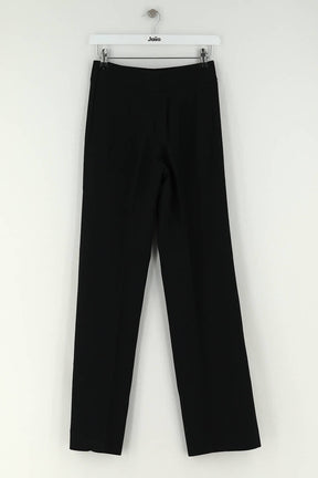 Pantalon droit Max Mara Noir en Polyester
