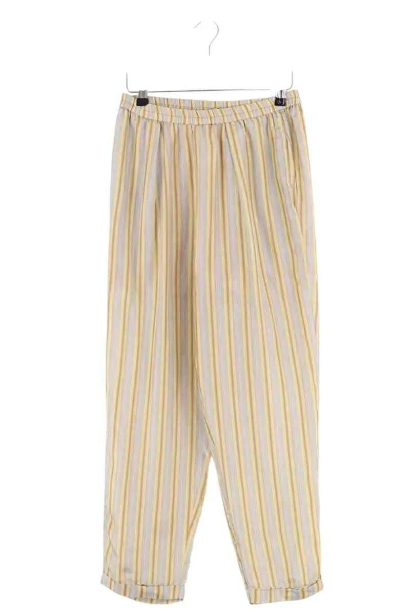 Pantalon droit Mes Demoiselles Aimee Vert en Soie, taille S - Seconde Main